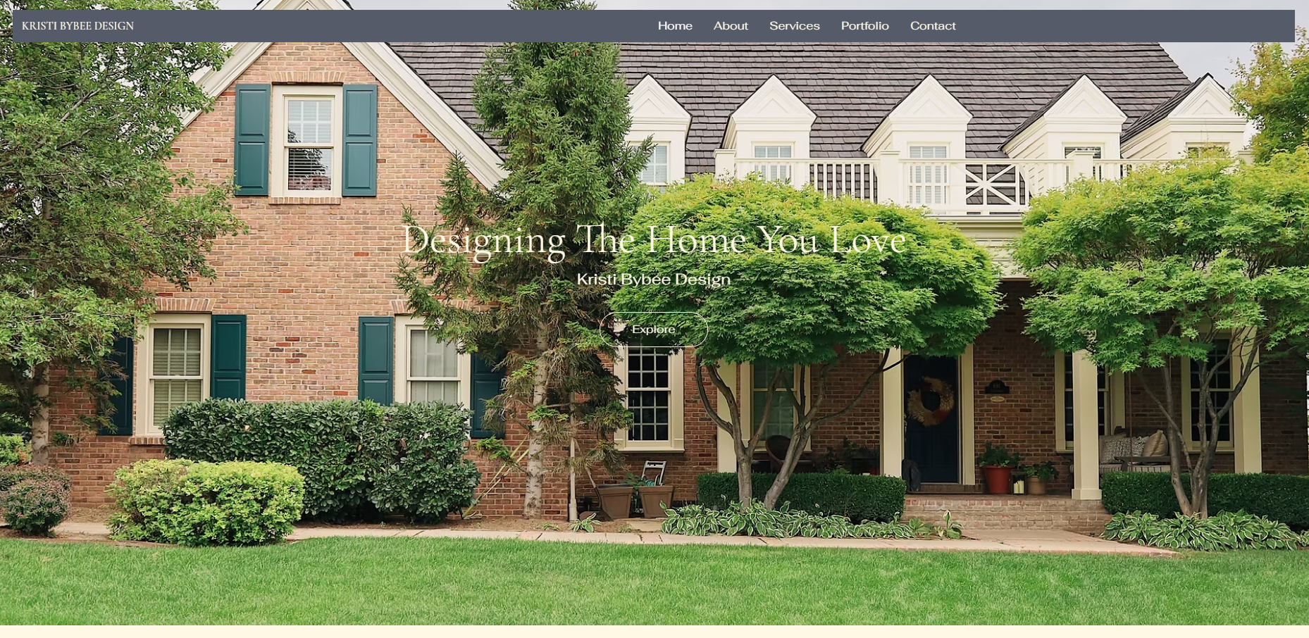 Preview of Kristi Bybee Design website
